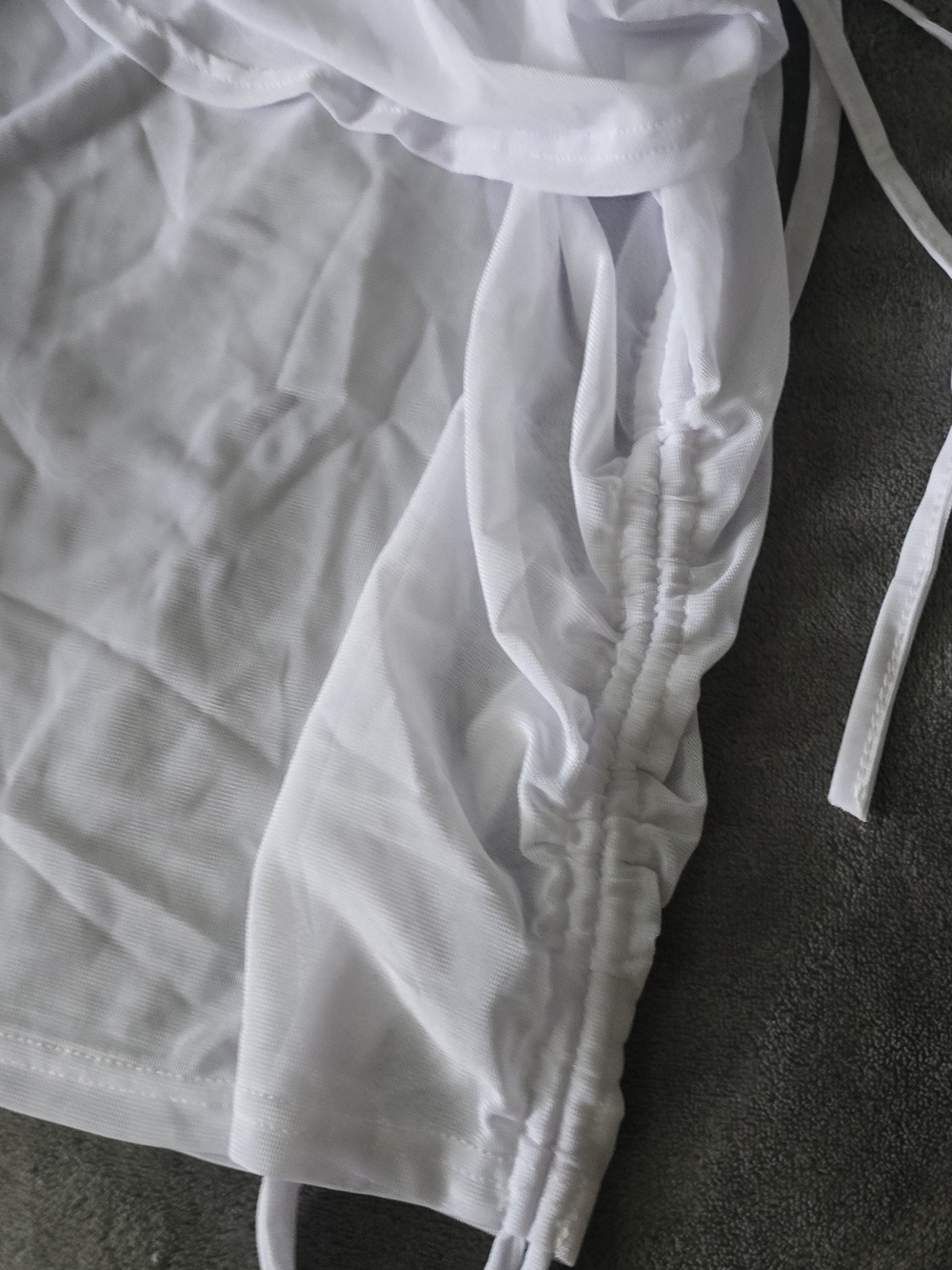 Women's White Sheer Wrap Cover-Up - Unbranded - Picture 2 of 6